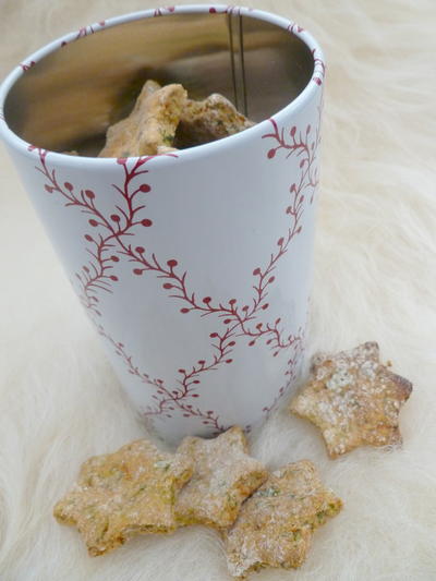 Christmas Star Dog Cookies Christmas Star Dog Cookies
