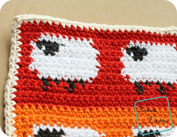 Dancing Sheep Potholder Dancing Sheep Potholder