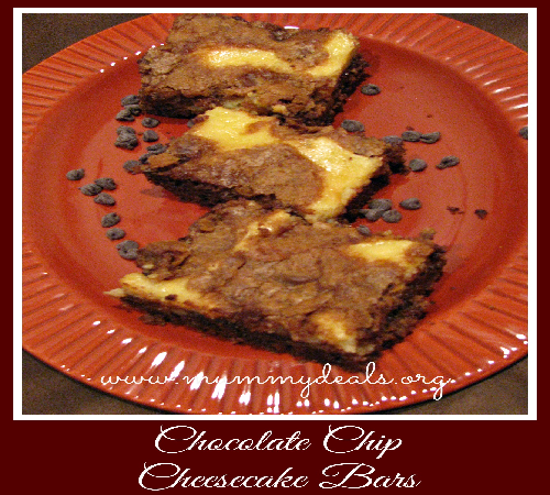 Chocolate Chip Cheesecake Bars Chocolate Chip Cheesecake Bars
