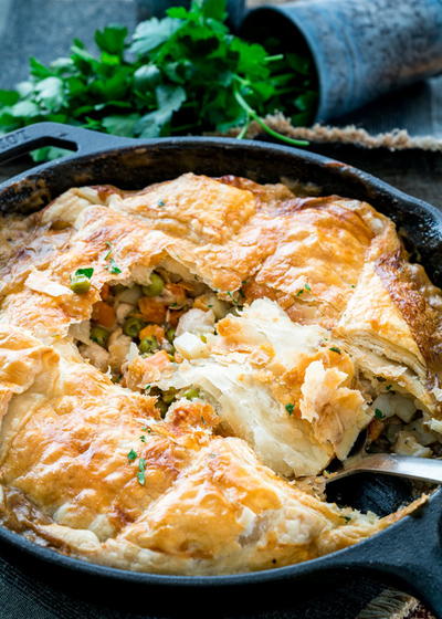 Cast Iron Skillet Chicken Pot Pie Cast Iron Skillet Chicken Pot Pie