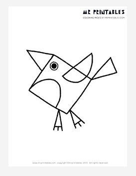 Robin Coloring Page Robin Coloring Page