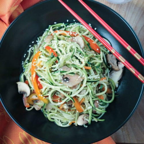 Stir Fry Zucchini Noodles Stir Fry Zucchini Noodles