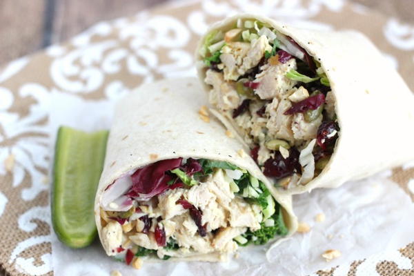 Cashew Chicken Salad Kale Wraps Cashew Chicken Salad & Kale Wraps