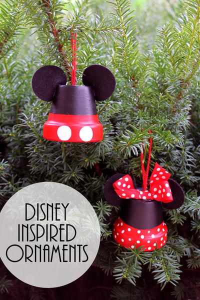 Mickey Minnie Disney Inspired Ornaments Mickey & Minnie: Disney Inspired Ornaments