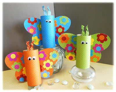 Spring Toilet Paper Roll Butterfly Spring Toilet Paper Roll Butterfly