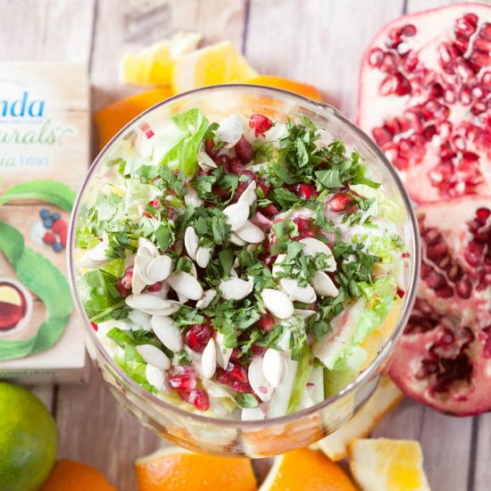 Layered Mexican Christmas Eve Salad Layered Mexican Christmas Eve Salad