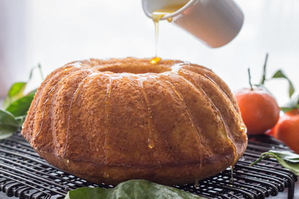 Italian Glazed Mandarin Orange Almond Cake Italian Glazed Mandarin Orange Almond Cake