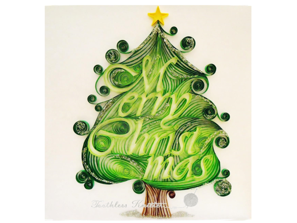 Quilled Christmas Tree Card