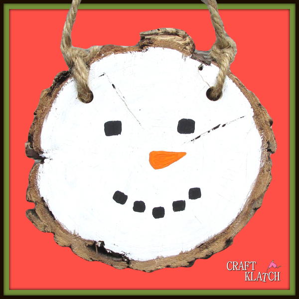 Easy Painted Snowman Plaque DIY