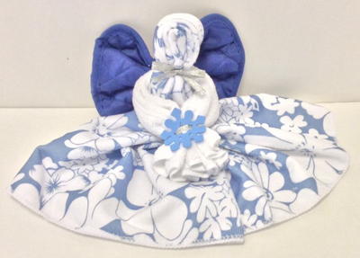 DIY Christmas Angel Towel Gift Idea