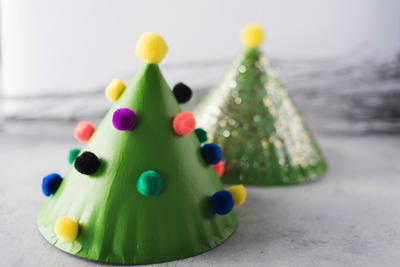 Paper Plate Christmas Tree