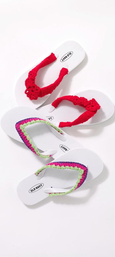 Microspun Crochet Fantabulous Flip Flops Microspun Crochet Fantabulous Flip Flops