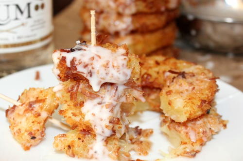 Deep-Fried Pina Colada Rings Deep-Fried Pina Colada Rings