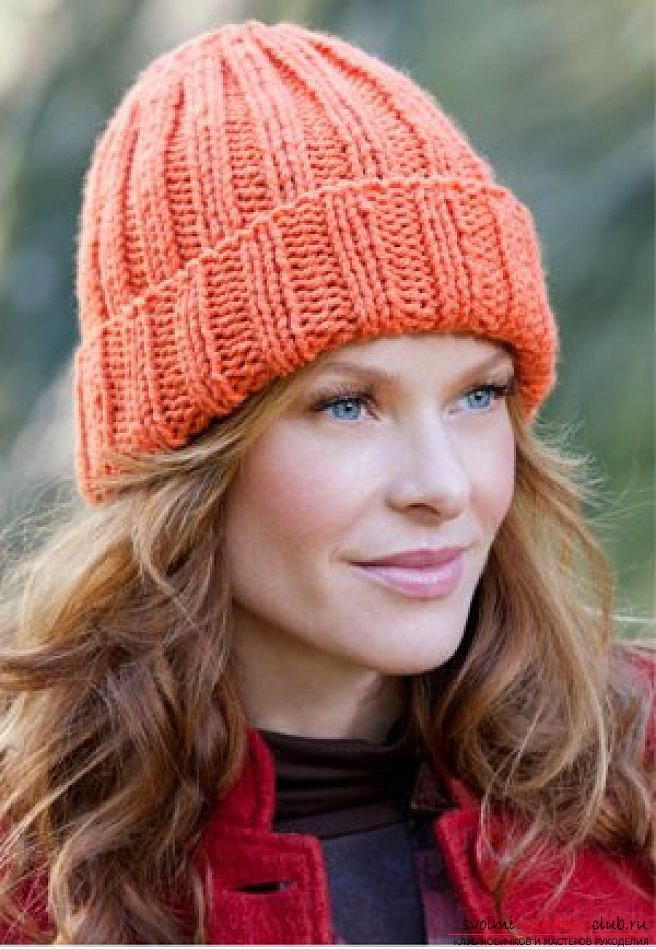 large knit hat