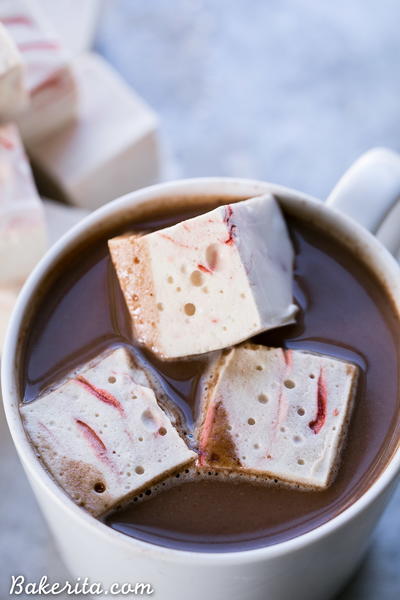 Paleo Peppermint Marshmallows Paleo Peppermint Marshmallows