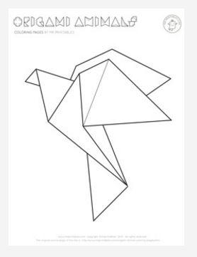 Flying Origami Bird Flying Origami Bird