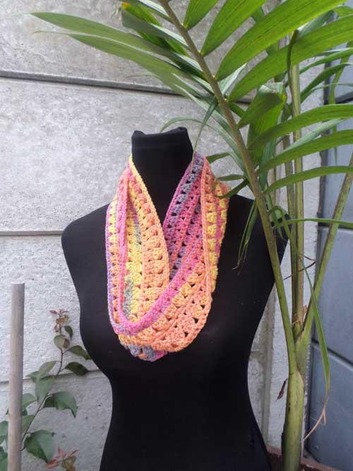 Rainbow Diamonds Infinity Scarf Rainbow Diamonds Infinity Scarf