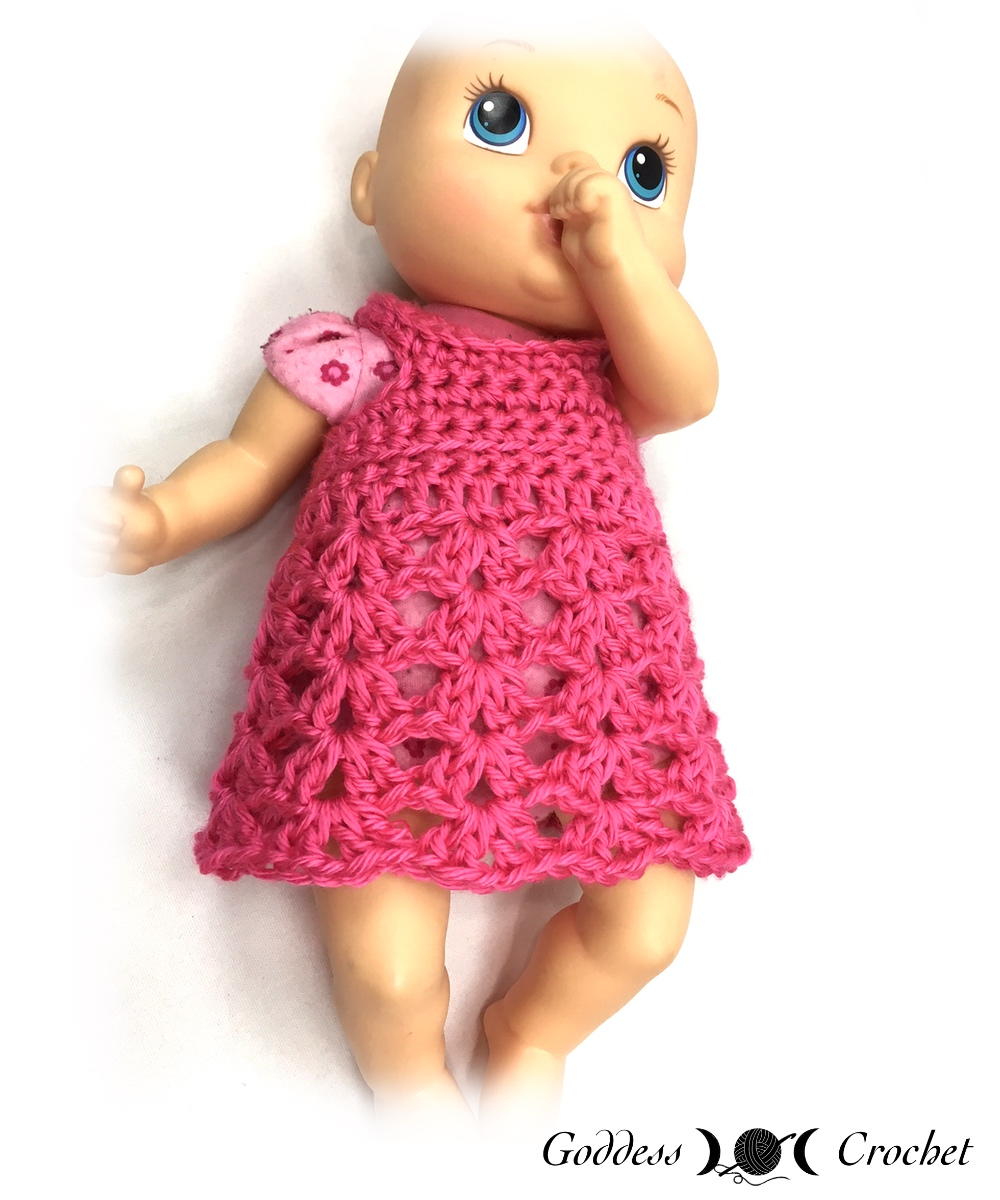 crochet babydoll dress