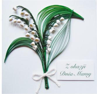Lilies of the Valley Mother's Day Card