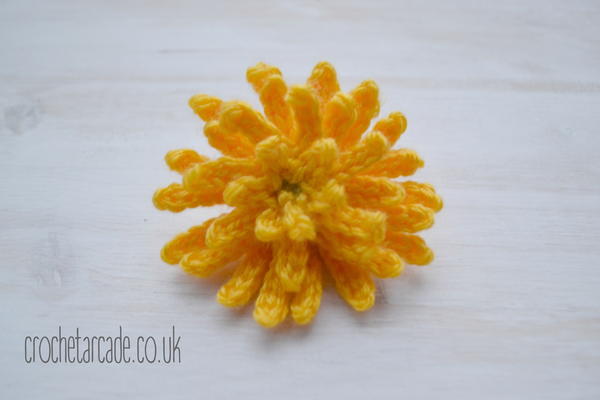 Autumn Hawkbit Crochet Flower Autumn Hawkbit Crochet Flower