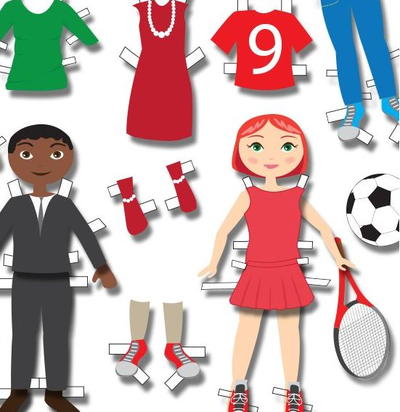 Dressed Up Down Free Printable Paper Dolls