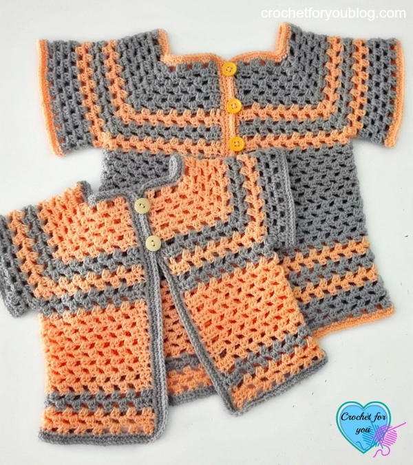 Lil Darlin Baby Cardigan Pattern in Multiple Sizes Lil Darlin Baby Cardigan Pattern in Multiple Sizes