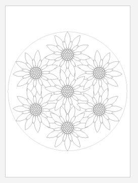 Flower Mandala Coloring Page Flower Mandala Coloring Page