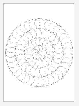 Disc Mandala Coloring Page Disc Mandala Coloring Page