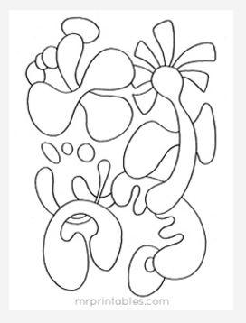 Abstract Coloring Page No 2 Favecrafts Com