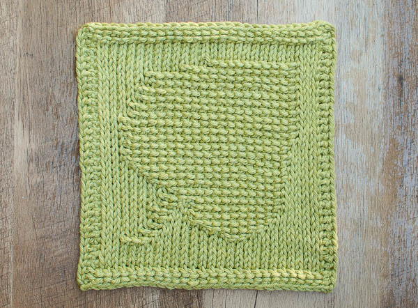 Tunisian Crochet Leaf Dishcloth Tunisian Crochet Leaf Dishcloth