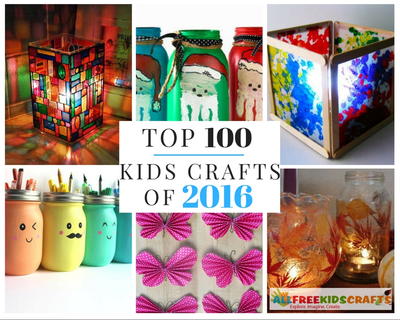 Top 100 Easy Kids Crafts of 2016