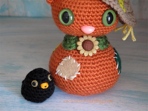 Amigurumi Scarecrow Cat and Crow Amigurumi Scarecrow Cat and Crow