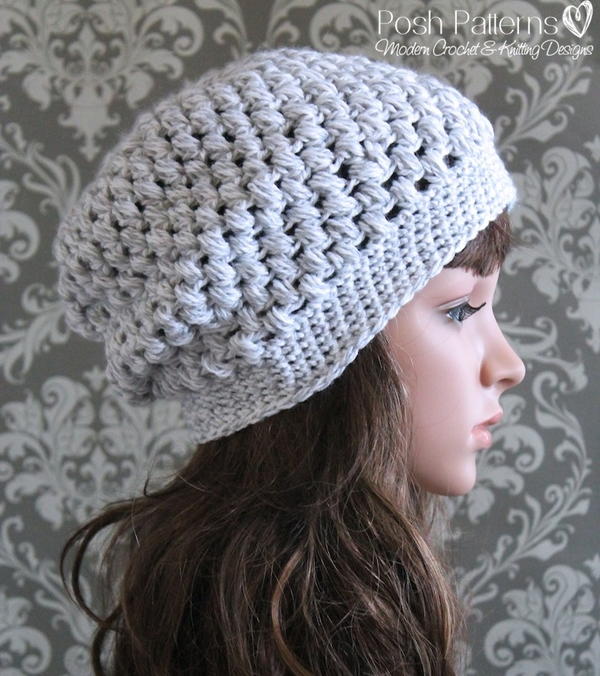 Puff Stitch Slouchy Hat Puff Stitch Slouchy Hat