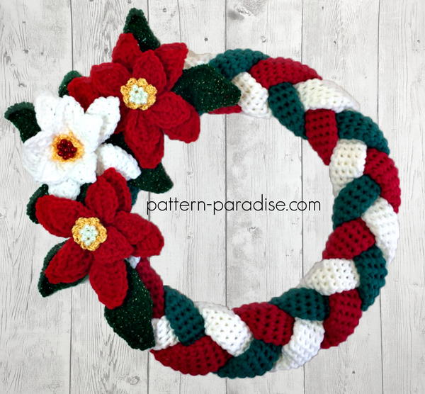 Braided Christmas Wreath Braided Christmas Wreath
