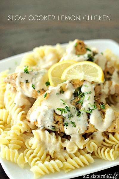 Slow Cooker Creamy Lemon Chicken Slow Cooker Creamy Lemon Chicken