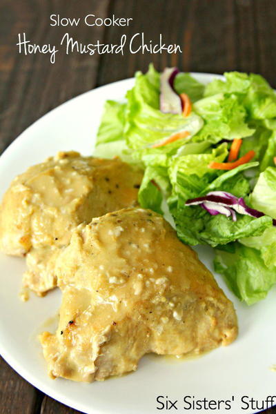 Slow Cooker Honey Mustard Chicken Slow Cooker Honey Mustard Chicken