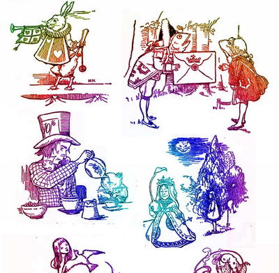 Alice in Wonderland Printables (Set 3)