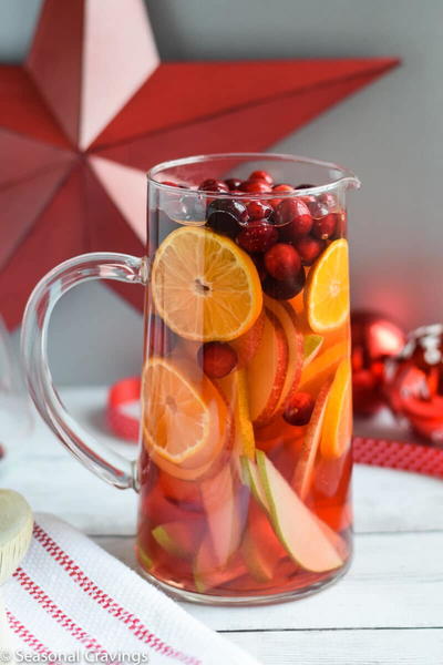 Five Ingredient White Sangria Five Ingredient White Sangria
