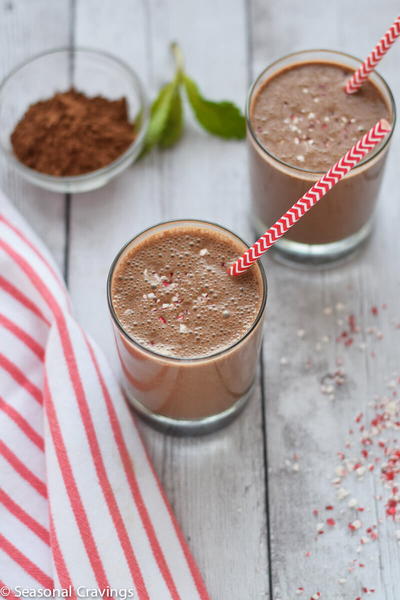 Healthy Mint Chocolate Smoothie Healthy Mint Chocolate Smoothie