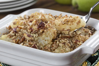 Crispy Pear Bake