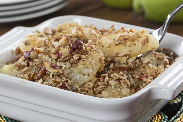 Crispy Pear Bake