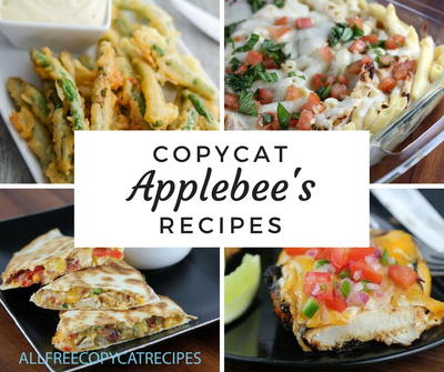 25 Applebees Copycat Recipes