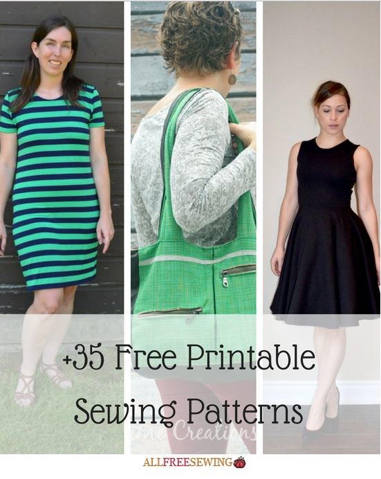 35+ Free Printable Sewing Patterns