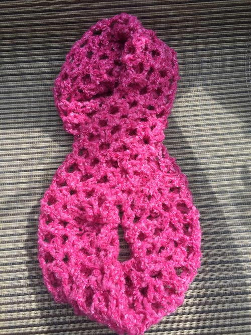 Easy Two Hour Mohair Cowl Easy Two Hour Mohair Cowl