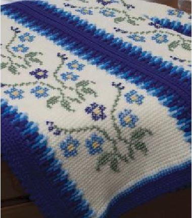 Morning Glory Afghan Morning Glory Afghan