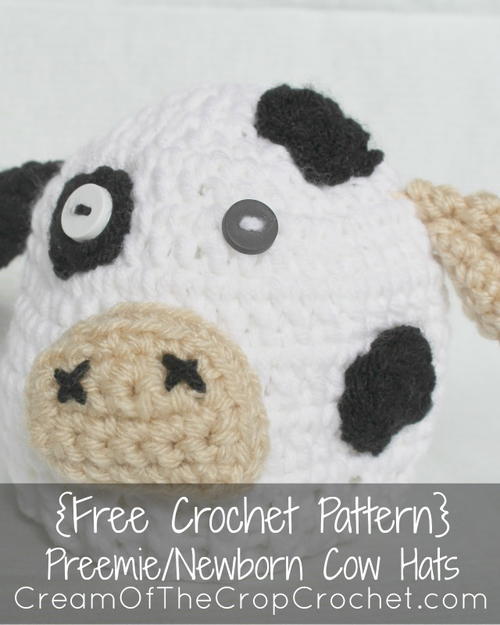 PreemieNewborn Cow Hat Preemie/Newborn Cow Hat