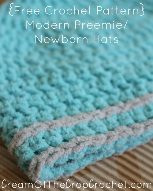 Modern PreemieNewborn Hat Modern Preemie/Newborn Hat