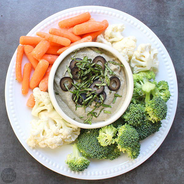 Dairy Free Creamy Basil Olive Dip Dairy Free Creamy Basil Olive Dip