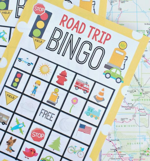 Road Trip Printable Bingo Cards Road Trip Printable Bingo Cards