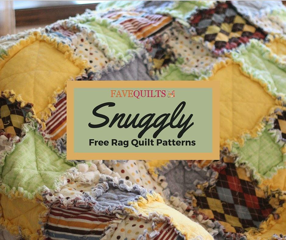 38 Snuggly Free Rag Quilt Patterns FaveQuilts 38-snuggly-free-rag-quilt-patterns-favequilts